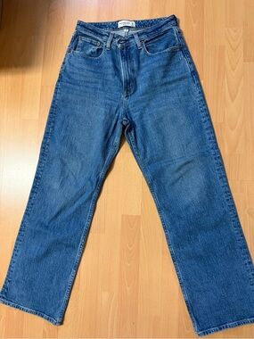 Abercrombie & Fitch Women's Curve Love 90s relaxed Jean, high rise - 6, short